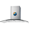 Campana 90 cm de Acero Inoxidable con Vidrio y extracción de 750 m3/h– CSSENX139 – Enxuta