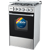 Cocina Supergas 4 Hornallas Inox con Termocupla 50x60 - Enxuta - CENX9504I