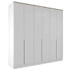 Placard Ropero 6 Puertas MDF Blanco Logan - DIVINO