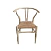 SILLA DE COMEDOR - MADERA NATURAL-BEIGE WISHBONE