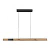 Colgante LED Lineal Motorizado Neuhaus PURE PU LM Regulable 39W Negro y Madera