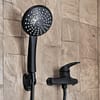 MONOCOMANDO DUCHA SIN TRANS NEGRO ITALOMIX LH-3258