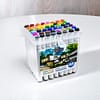 MARCADOR DOBLE 48 COLOR BOX PLASTICO LH-3889