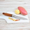 CUCHILLO PELADOR DE VEGETALES MANGO MADERA LH-3773