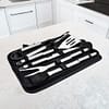 SET PARRILLERO 5PZ EN ESTUCHE NEGRO LH-3617