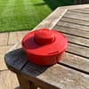 CARRETE PARA BORDEADORA PLASTICO ROJO LH-2651