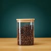 FRASCO 950ML DE VIDRIO CUADRADO ALTURA 16CM LH3130