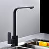 MONOCOMANDO NEGRO MESADA CHATO  ITALOMIX LH-3316