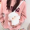 CARTERA TIPO PELUCHE OVEJA GL-80095