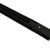 Riel electrificado de aluminio - 2 vías para spot de riel 1 mts - NEGRO
