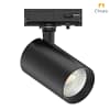 Spot de riel tracklight led 8w 2700K 2 vías 30° NEGRO