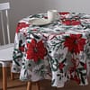Mantel Poliéster Estampado Navidad Redondo160