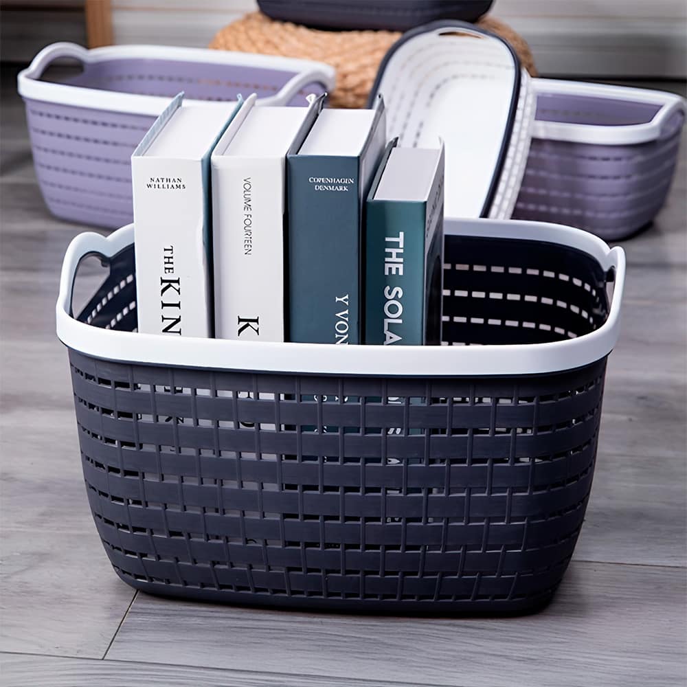 CESTO 30X23X15CM PLASTICO CALADO MULTIUSO LH-3875 - Imagen 3