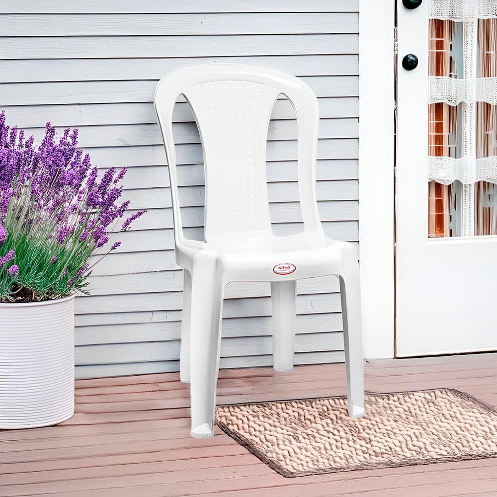 SILLA PLASTICA COLOR BLANCO NITYA - Imagen 6