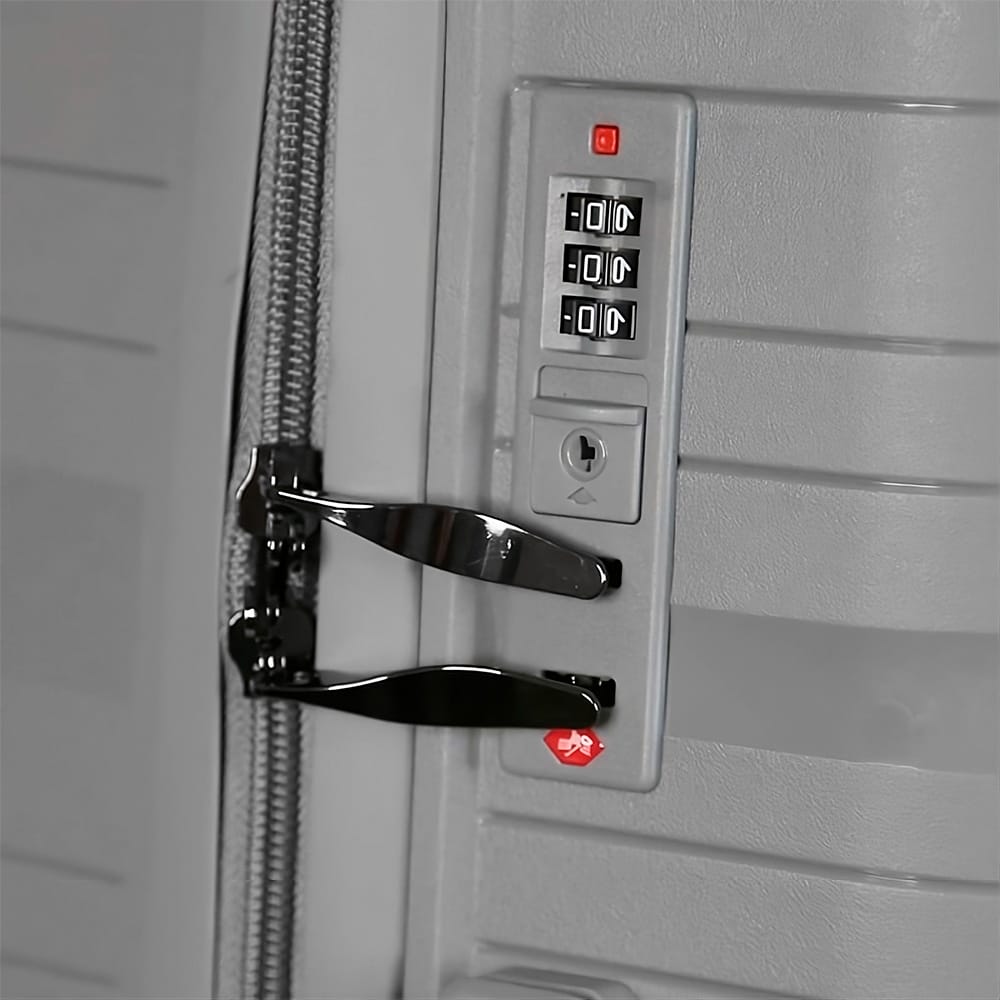 VALIJA RIGIDA C/RUEDAS 24″ GRIS LH-4414 - Imagen 6