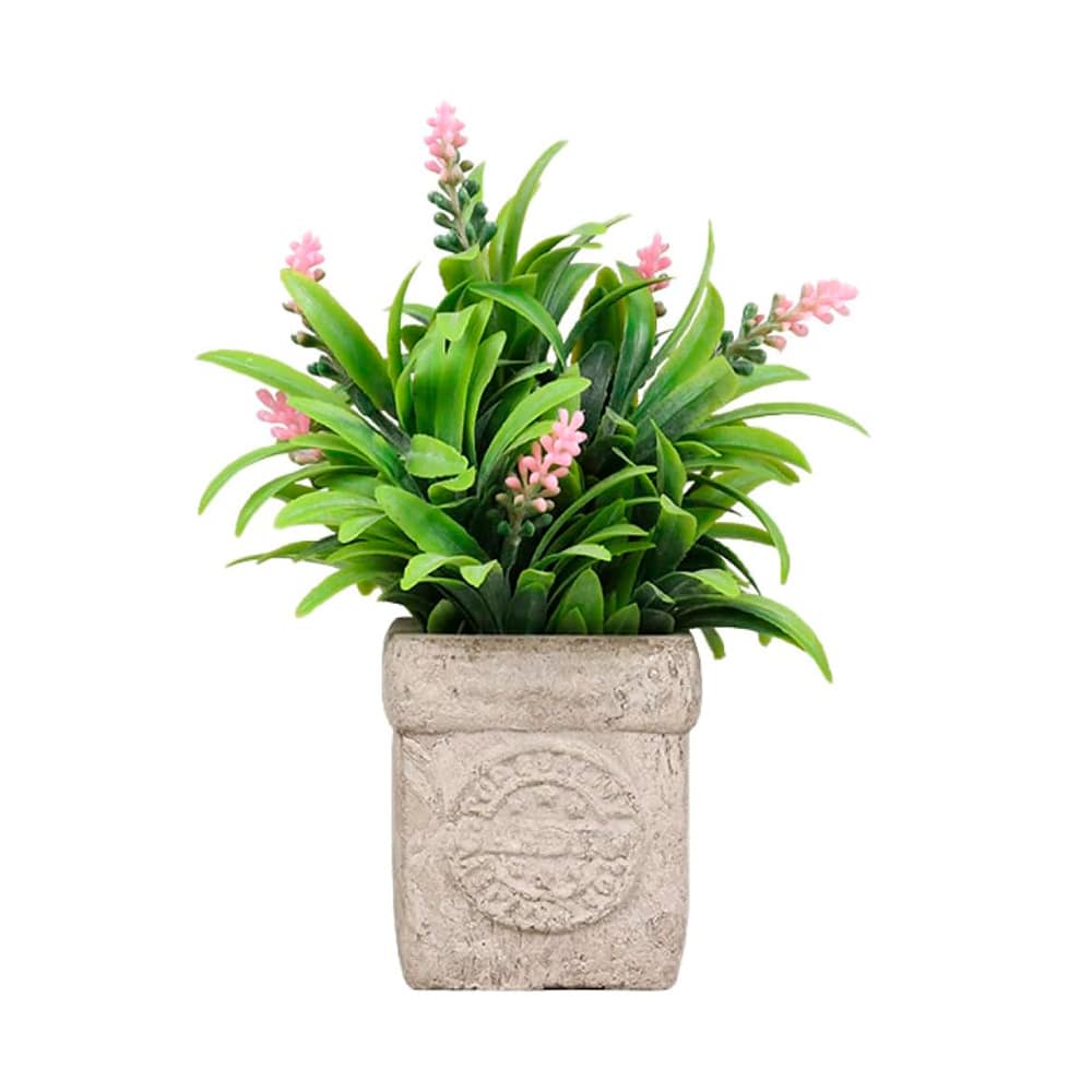 ADORNO PLANTA C/FLORES Y MACETA FY019 - Imagen 2