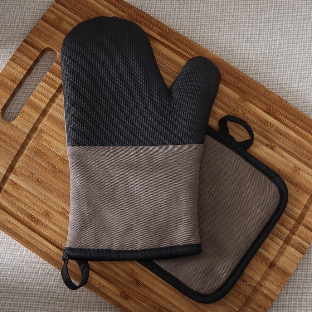 Set Manopla y Agarradera Con Silicona