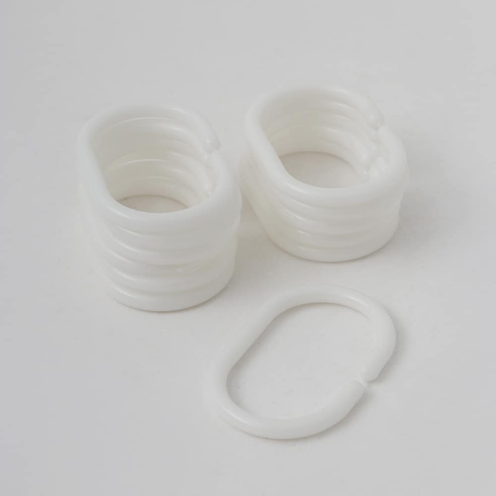 Set x12 Ganchos Cortina De Baño - Imagen 2