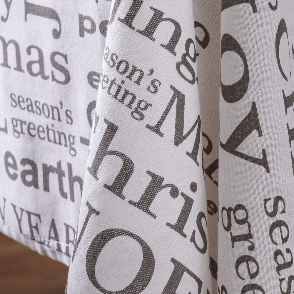 Mantel Navidad De Algodón Fiesta 140×140 - Imagen 2