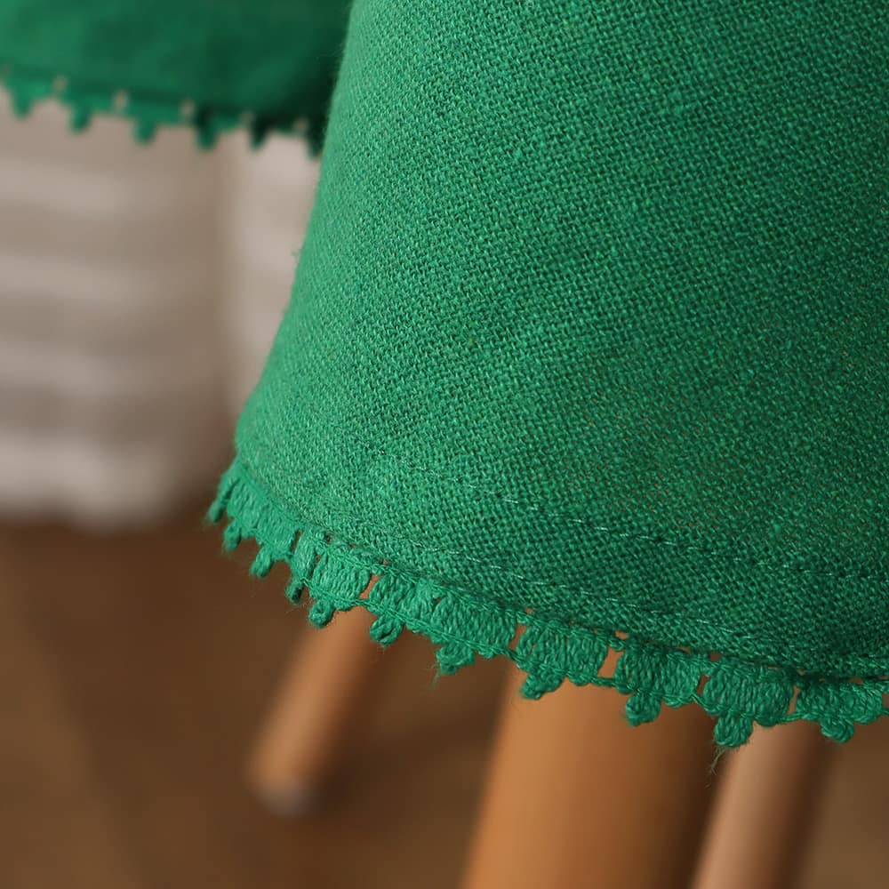 Mantel Con Puntilla Navidad Redondo 160 - Imagen 2