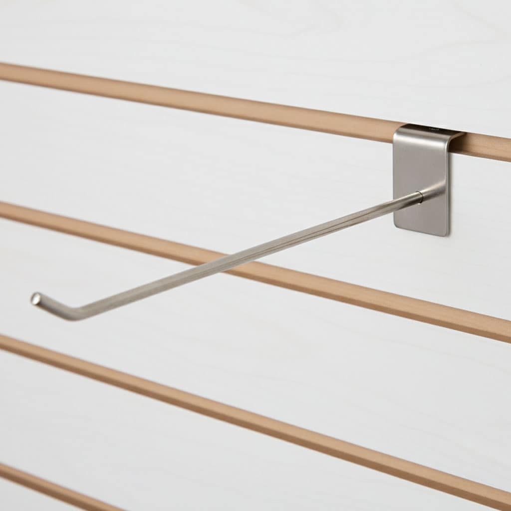 GANCHITO 25CM CROMADO PARA PANEL RANURADO LH-2669