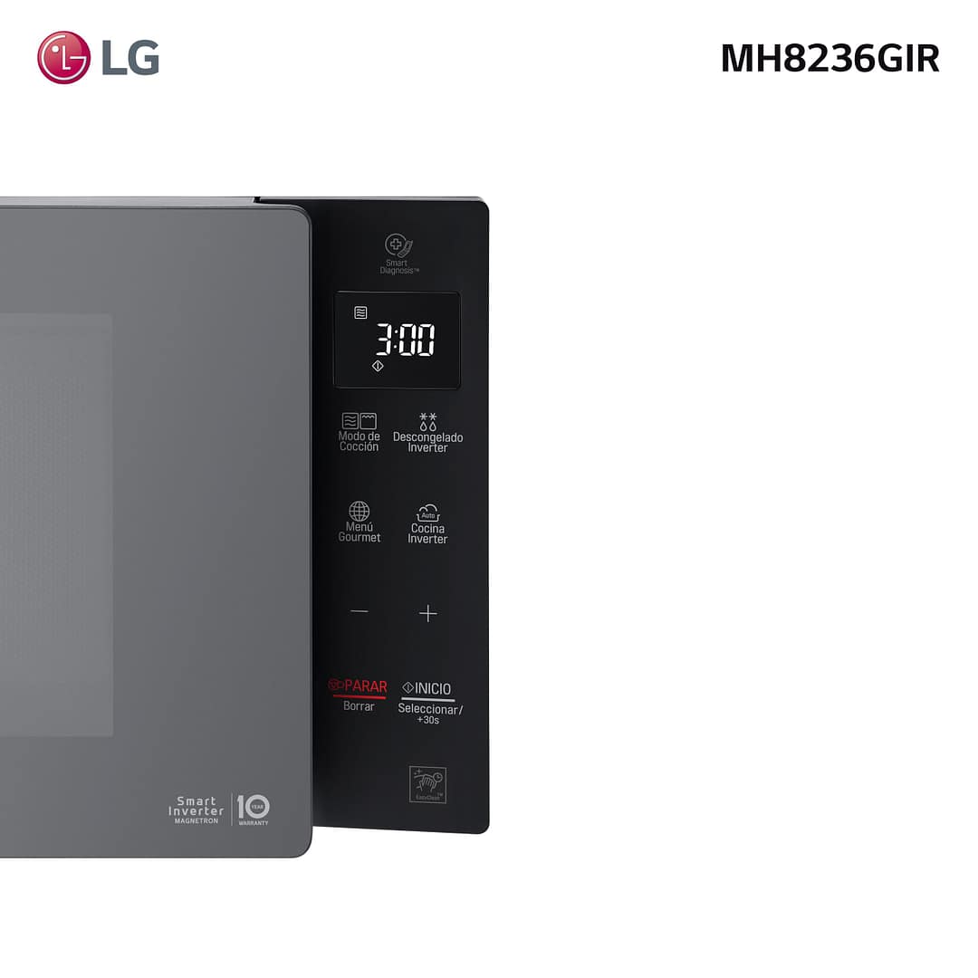 Microondas inverter con grill 42L LG MH8236GIR - Imagen 5