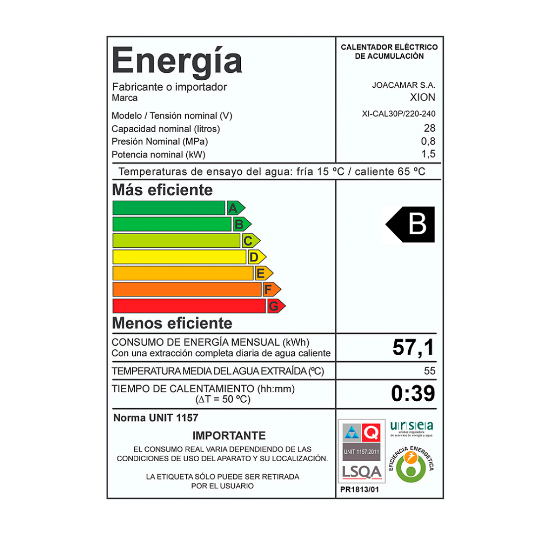 TERMOTANQUE ELECTRÓNICO 28 LTS. - Imagen 2