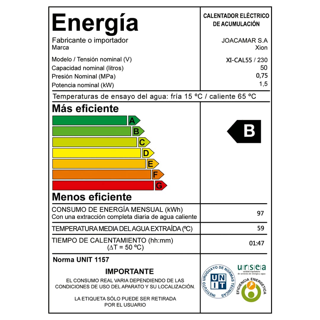 TERMOTANQUE ELECTRÓNICO 50 LTS. - Imagen 2