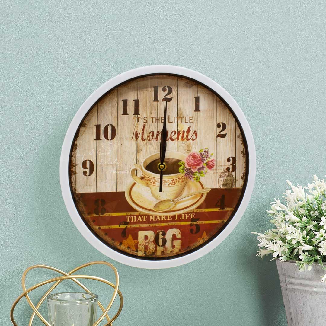 RELOJ DE PARED 30CM DECORATIVO COCINA LH-3936