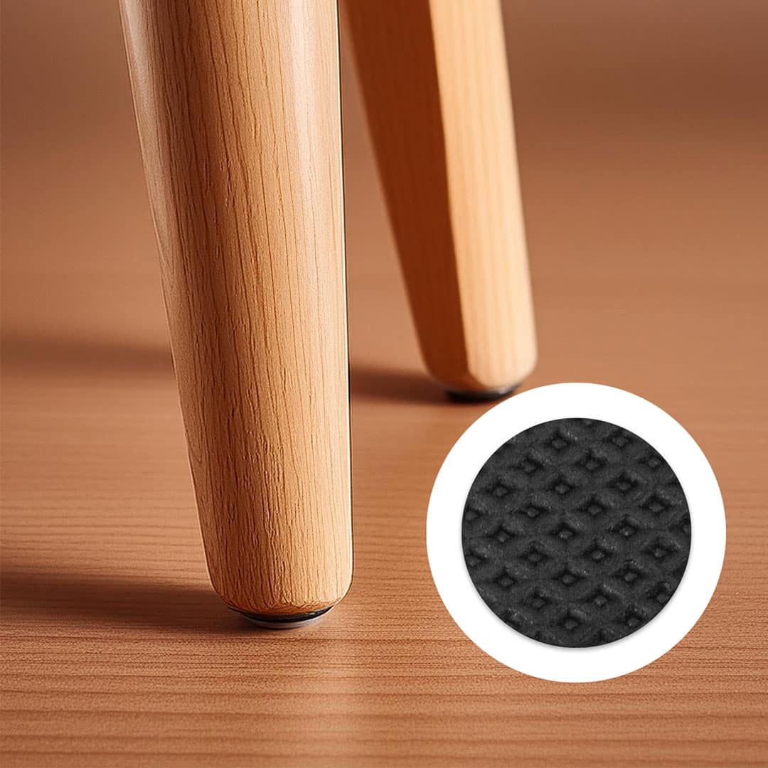 PROTECTOR ADHESIVO REDONDO NEGRO 32PZ 19MM LH-3560