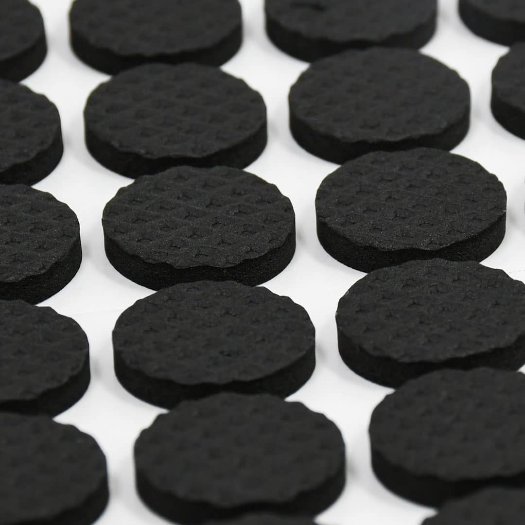 PROTECTOR ADHESIVO REDONDO NEGRO 32PZ 19MM LH-3560 - Imagen 5