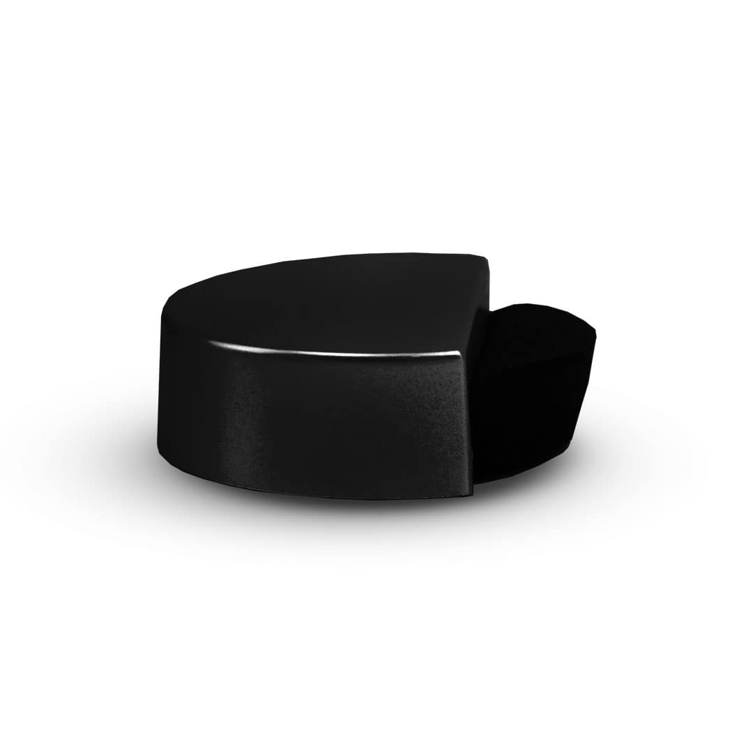 TOPE PARA PUERTA REDONDO NEGRO LH-3554 - Imagen 2