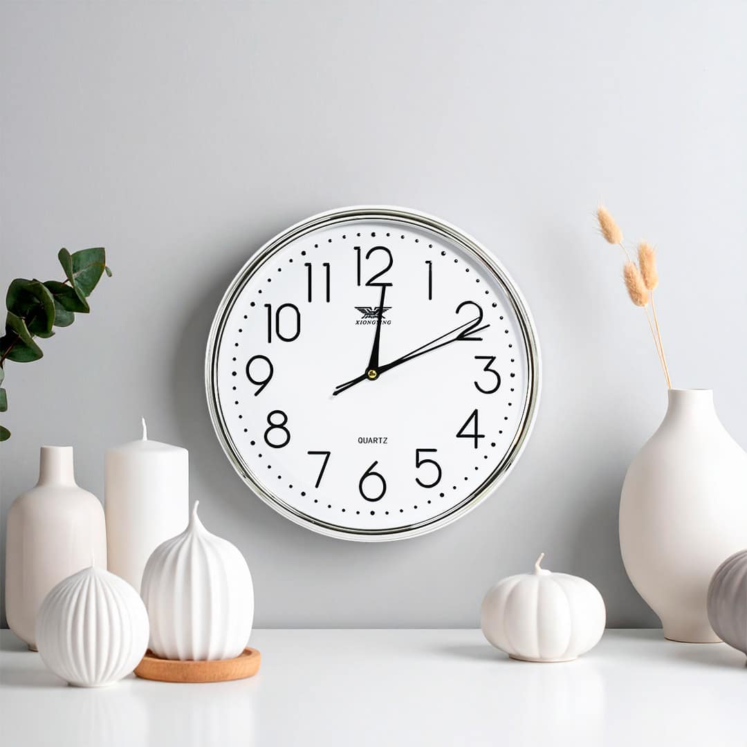 RELOJ REDONDO BORDE METALICO 30CM DIAMETRO LH-4844 - Imagen 21