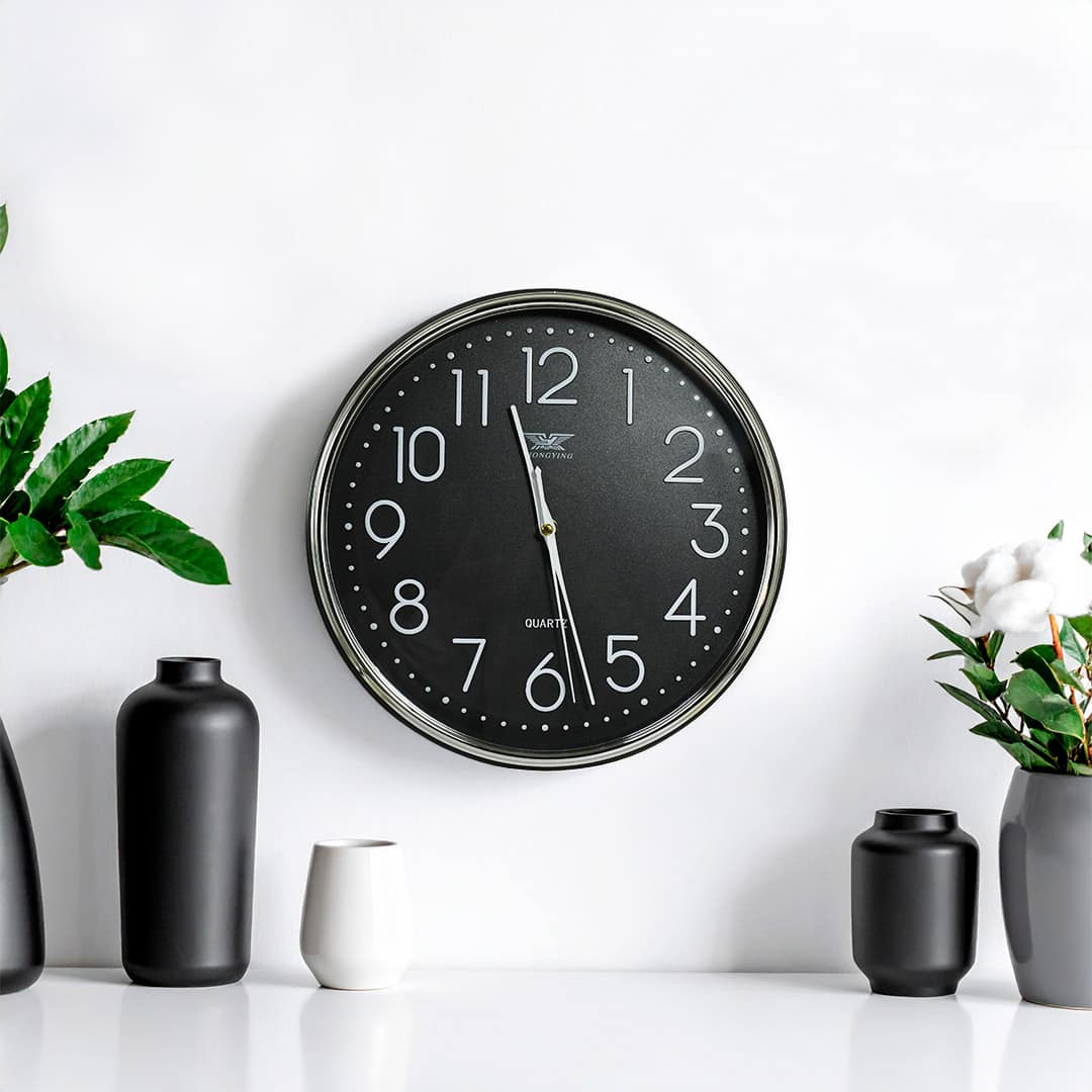 RELOJ REDONDO BORDE METALICO 30CM DIAMETRO LH-4844 - Imagen 28