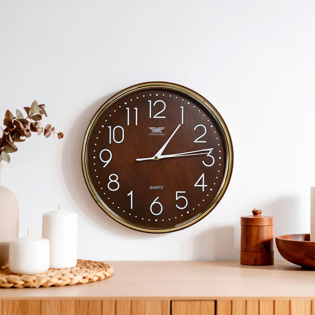 RELOJ REDONDO BORDE METALICO 30CM DIAMETRO LH-4844 - Imagen 16