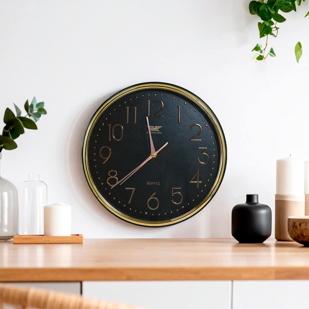 RELOJ REDONDO BORDE METALICO 30CM DIAMETRO LH-4844 - Imagen 17