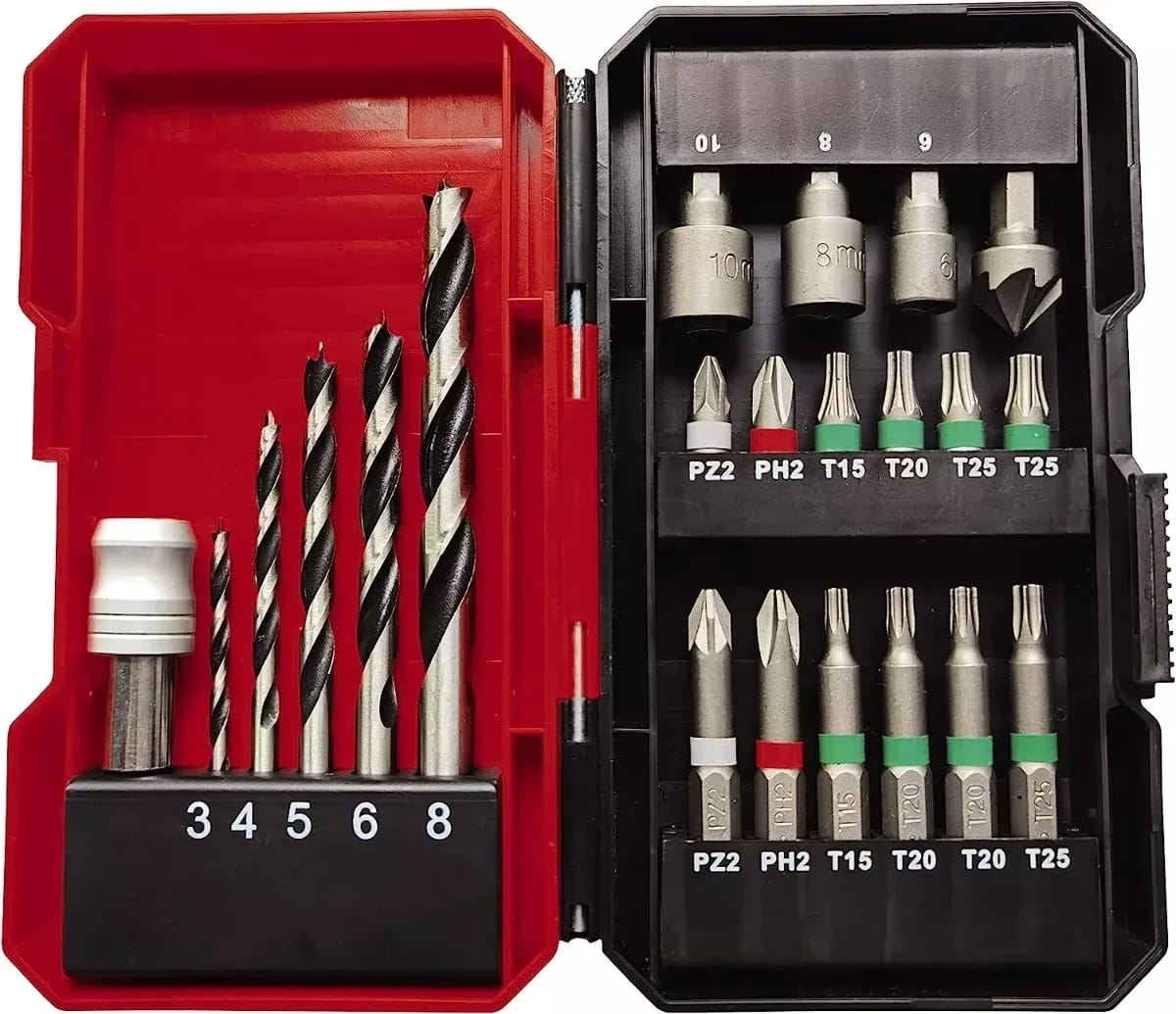 Kit Taladro Inal. Einhell Te-cd 18/2 Li-i +22 Acc.+bat. 2,5a - Imagen 4