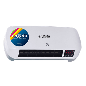 Caloventilador Digital de Pared ENXUTA CVENXD3520 – 2000W, Timer y Control Remoto