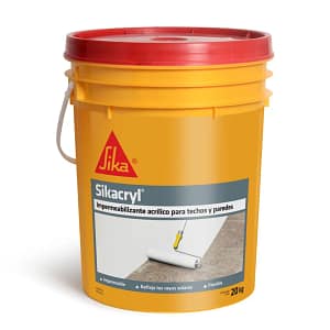 Membrana líquida Sikacryl blanco 20 kg fibrado