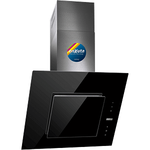 Campana 60 cm Negra Digital con extracción de 750 m3/h– Enxuta – CNENX146