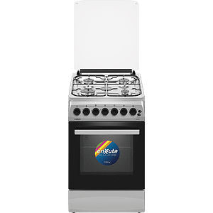 Cocina Supergas 4 Hornallas Inox con Termocupla 50x60 - Enxuta - CENX5542I