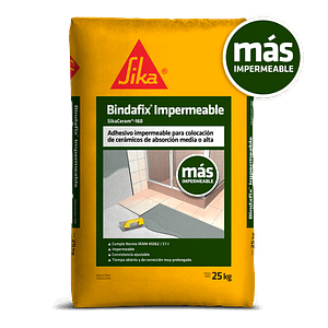 Adhesivo Para Cerámicas Sika Bindafix Impermeable Clásico 25 Kg