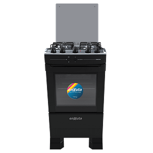 Cocina Combinada 4 Hornallas Negra con Grill - CENX27544NG-1 - ENXUTA