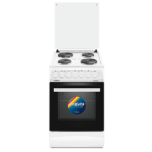 Cocina Eléctrica 4 Discos Eléctricos y Convección Blanca 50x60 - Enxuta - CENX5548W