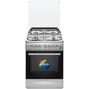 Cocina Combinada 4 Hornallas Inox 60x60 con Convección - Enxuta - CENX5644I