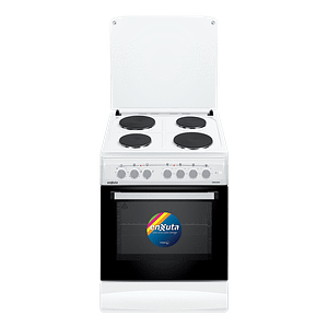 Cocina Eléctrica 4 Discos Eléctricos y Convección Blanca 60x60 - CENX5648W - Enxuta