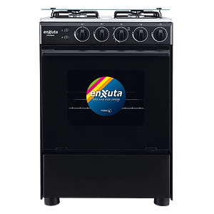 Cocina Supergas 4 Hornallas Negra con Termocupla y Grill 60x60 - CENX9604N – Enxuta