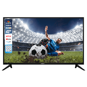 LED SMART 43 Pulgadas 4K, Webos, Netflix, Prime Video, Control por Voz, Bluetooth, ISBD-T – LEDENX1243SDF4KW – Enxuta – WebOs Hub