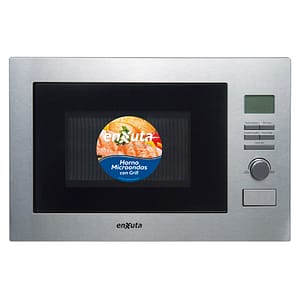 Microondas de Empotrar 25 Litros Digital Inox con Grill– Enxuta – MOENXE0325DGI