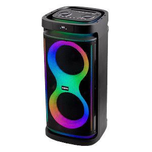 Party Box Portátil 2 x 8 Pulgadas 1.000 Watts PMPO – PBENX298D100 – ENXUTA